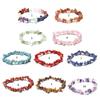 Armband aus Natursteinperlen, Chip-Schmuck, Amethyst, Aquamarin, Armband, Armreifen