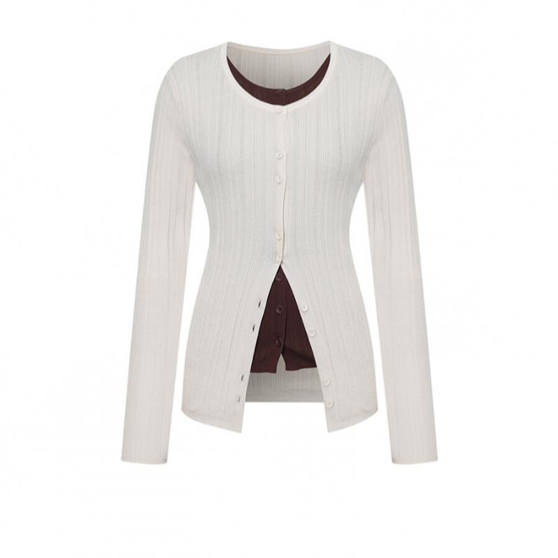 On On Layered Color Cardigan Nek6sd220
