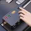 Automotive Power Adapter With Voltage Display 12V 24V Input Fast Charging USB Ports Overheat Protection For Cars Trucks