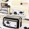Großes Federmäppchen Sechs-Schichten-Schreibwarentasche Schreibwaren-Organizer Schule Büro