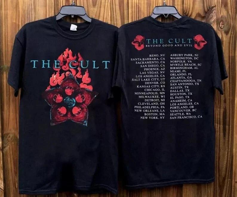 2001 Футболка унисекс с принтом The Cult Beyond Good And Evil Tour XXL