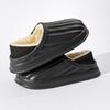 Thickened Couple Cotton Slippers Women's Winter Home Warm Bag and Cotton Shoes Light and Comfortable Plush Confinement Shoes