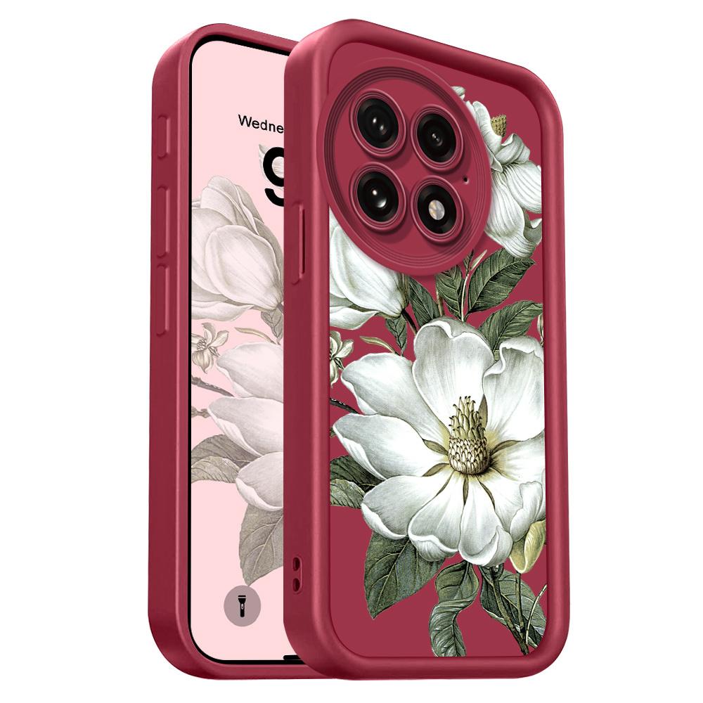 

Magnolia Flower Phone Case For Oneplus 15 15R 13 13T 12 12R 11 11R 10R Nord CE 5 4 3 2 Lite 4G 5G Staircase Soft Cover Oneplus 11