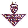 Halloween Pet Bandana Triangle Bib For Cats And Dogs Adjustable Collar Scarf Printed Neck Accessories Puppy Kitten Costume Decor