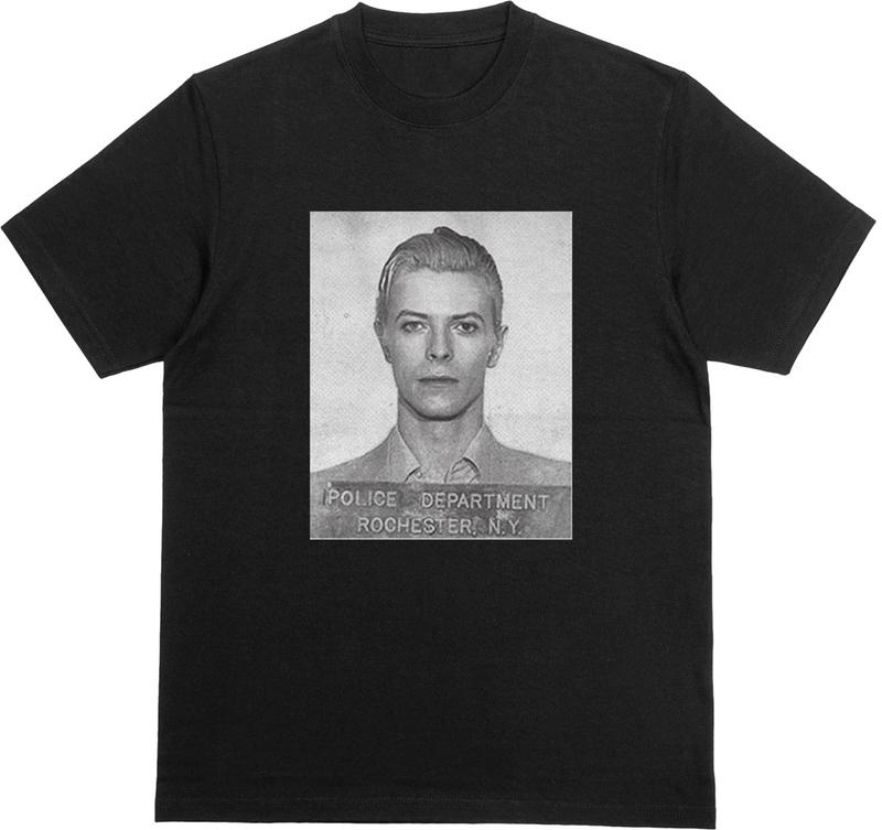 DAVID BOWIE MUGSHOT Unisex T-Shirt | Musical Icon Tee | Ziggy Stardust Legend Top S