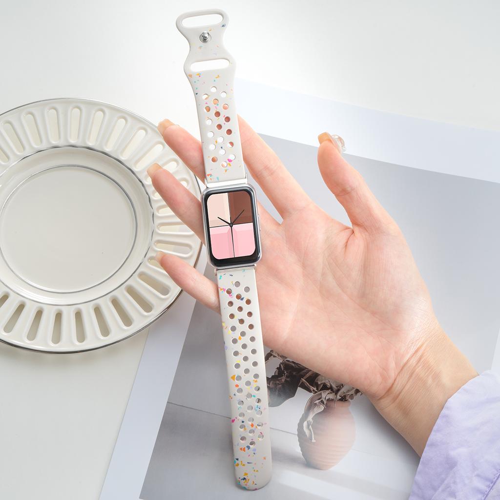 Silikonarmband für Samsung Galaxy Fit 3 Uhrenarmband Sportarmband für Samsung Galaxy Fit3 Ersatzarmband Zubehör