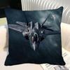 Combat Aircraft F Fighter Eurofighter Typhoon V Airplane Pillow Case Square Sofa Leisure Comfort Cushion Car Home Decoration