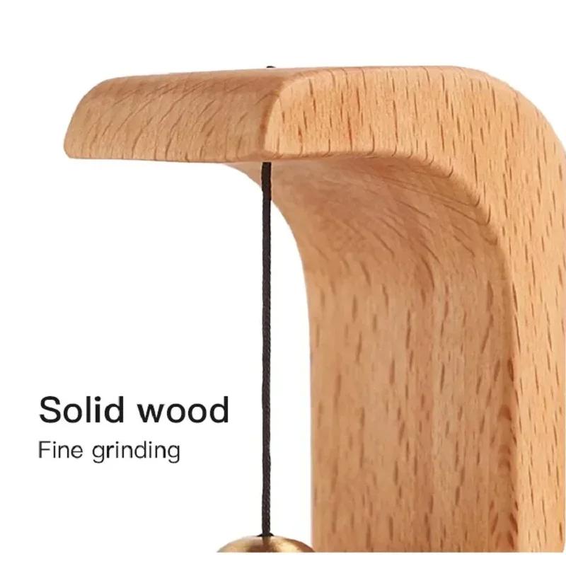 Magnetic Shopkeepers Bell Wood Doorbell Wind Chime For Refrigerator Room Porch Garden Backyard Restaurant Home Garden Windchime Quality