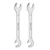 Uxcell Super-Thin Open End Wrench 5mm-11mm Metric Double Open-End Wrench with 15°and 75° Angled for Auto Repairs Home Projects