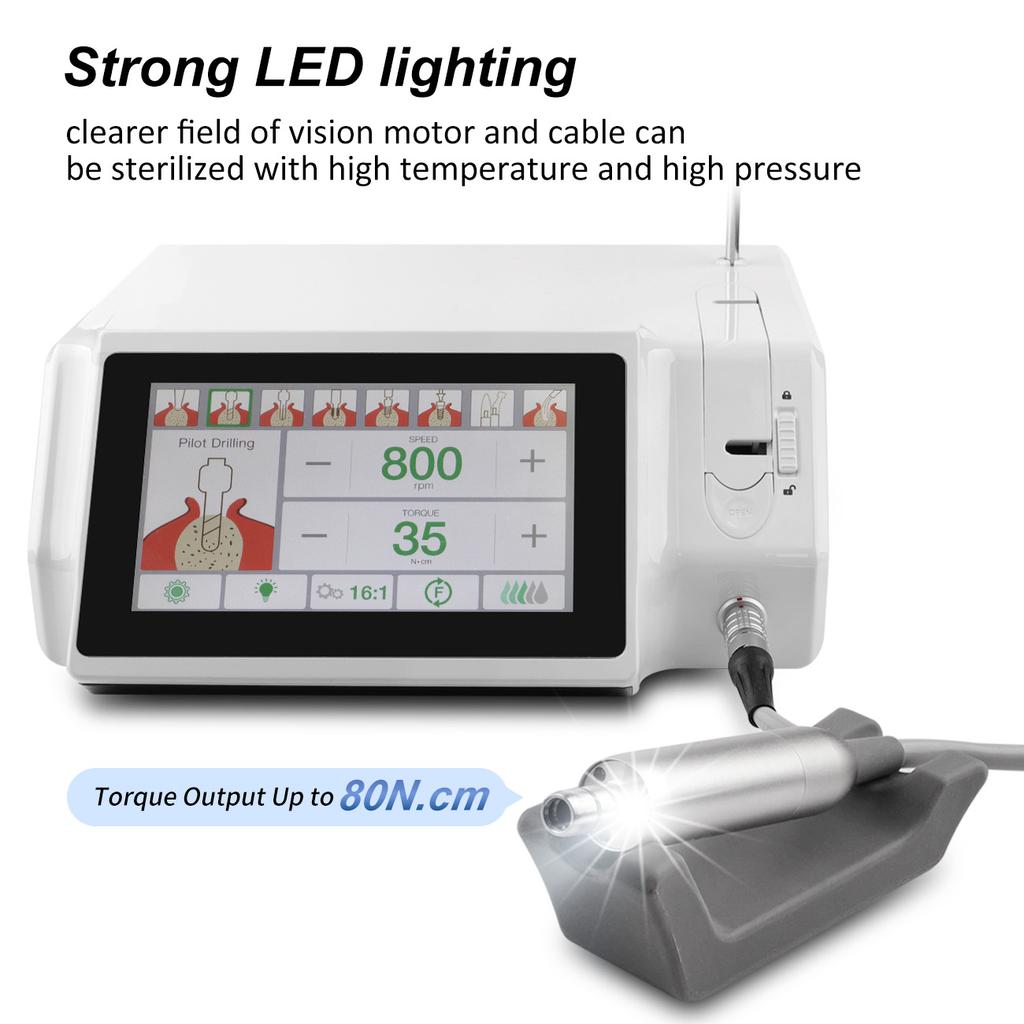 Chirurgia Ossea Piezosurgery Dentale Motore LED Coltello da Taglio Piezoelettrico Ultrasonico Unità per Chirurgia Ossea Piezoelettrica Macchina Motore per Impianti Dentali Attrezzatura Orale