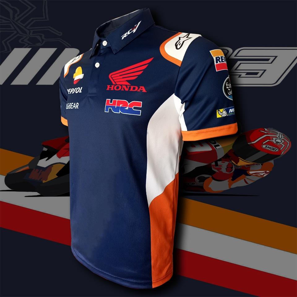 Poloshirt MotoGP Motorrad Racing Kurzarm 3D Druck Polyester Spandex Männer Frauen Unisex