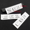 LWC1 3D ABS Car Letters S63 C63 E63 Sticker Emblem Auto Badge Decal For Mercedes AMG C E 63 W205 W204 W213 W212 W222 W221 Emblem Logo
