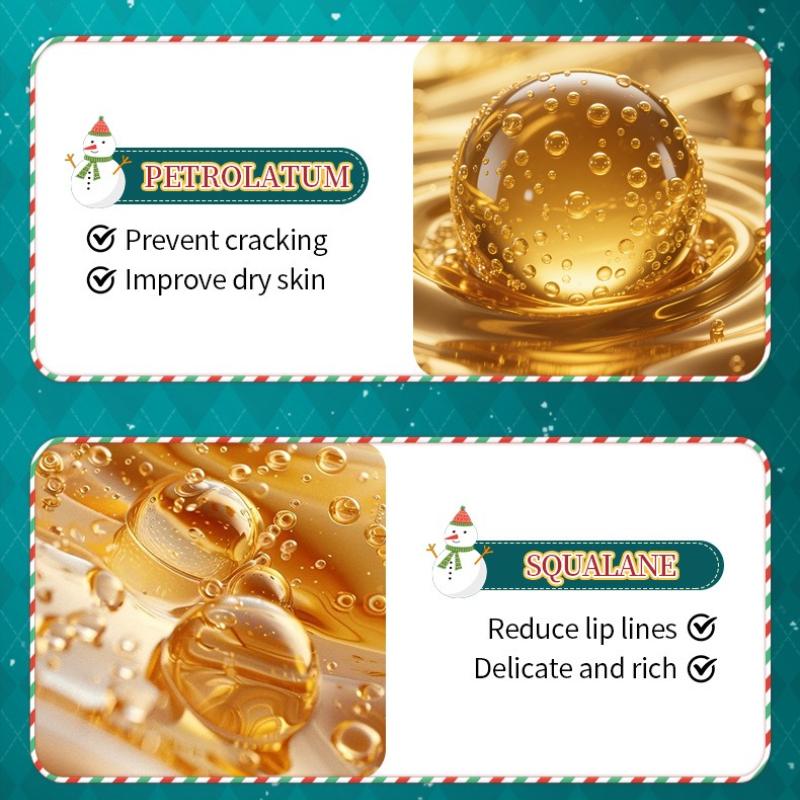 Christmas Lip Balm 5.8g Avocado Vaseline Moisturizing Nourishing Lip Balm Skin Care Products
