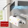 Wall-Mounted No-Drill Kitchen Storage Rack & Towel Holder