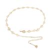Retro Metal Leaf Waist Chain Women's Dress Is Fashionable and Versatile. The Chain-decorated Belt Goes Well with The Skirt and Shirt