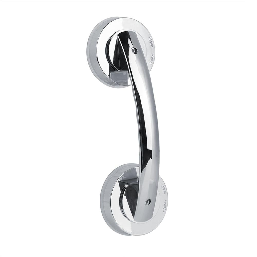 No Punch Shower Grab Bars 7.7 Inch Suction Grip Bar Safety Bars Suction Grab Bar  Handicap