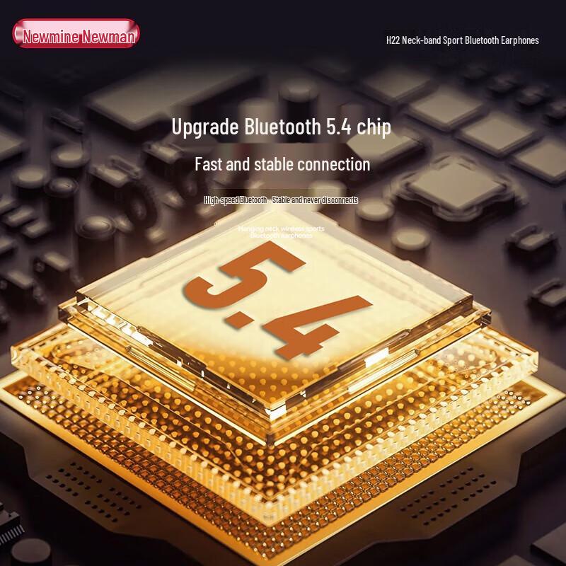 Newmine H22 Neckband Sports Bluetooth Earphones
