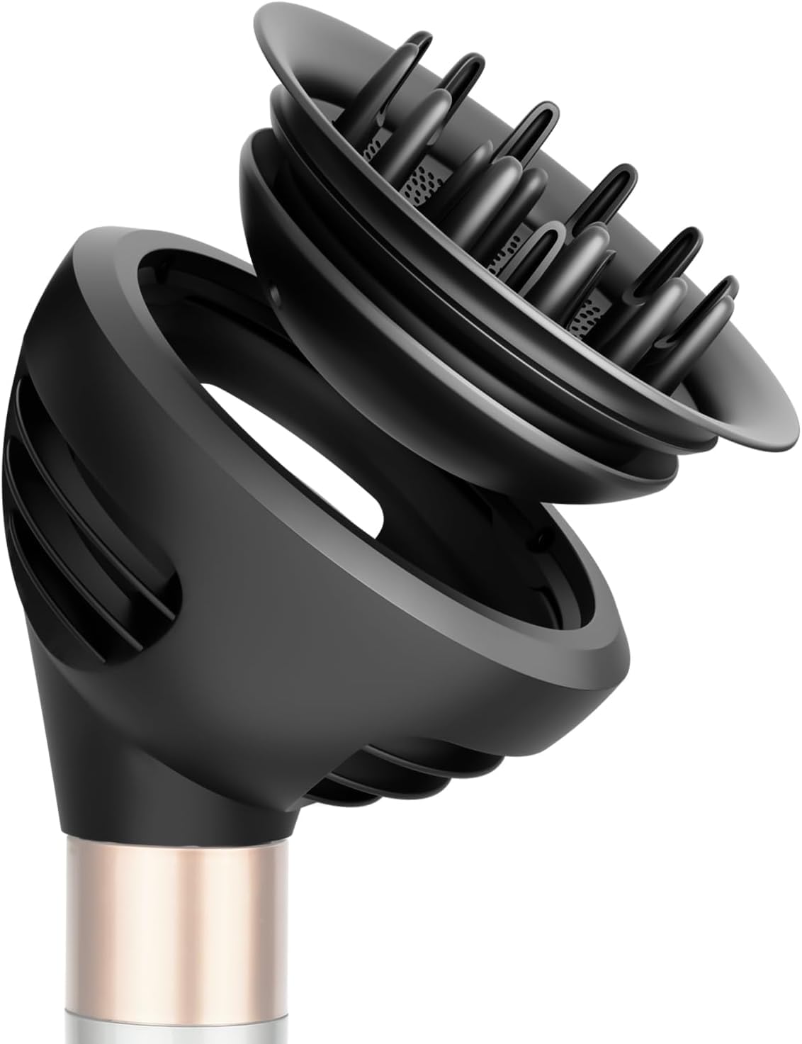 

Attachment for Dyson Wave Curl Nozzle with Dome and Diffuse Modes, Grey United States