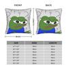 Sad P-Pepe Frog Pillowcase Polyester Cushion Cover Decorative Cartoon Pillow Case Cover Home Square 18'