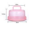Clear Cake Container Cake Storage Container Portable Cake Storage Secure Buckle Design Sturdy Buckle Dustproof Lid For Cakes