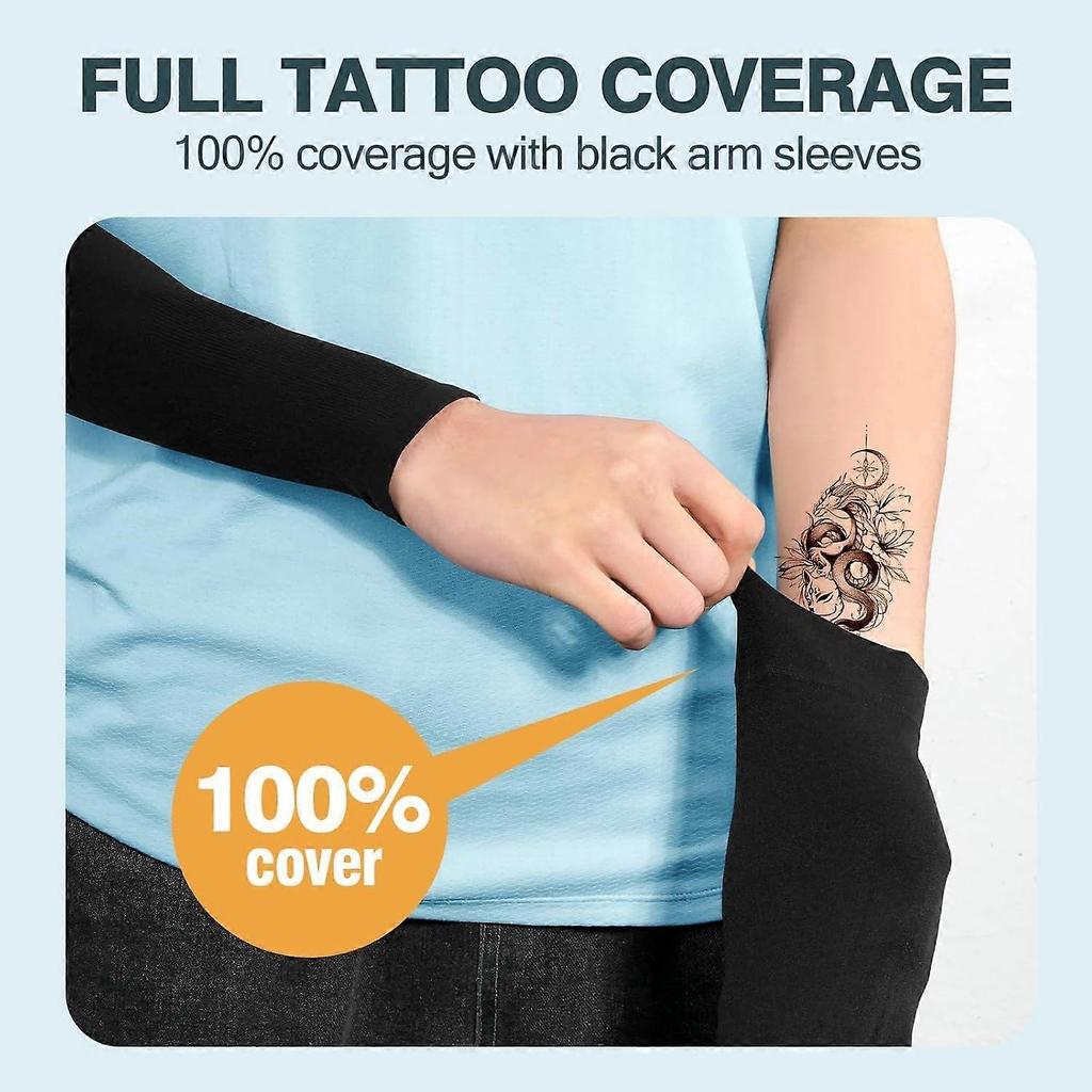 2025 Latest Model 2 Pairs UV Protection Cooling Arm Sleeves Compression Sun