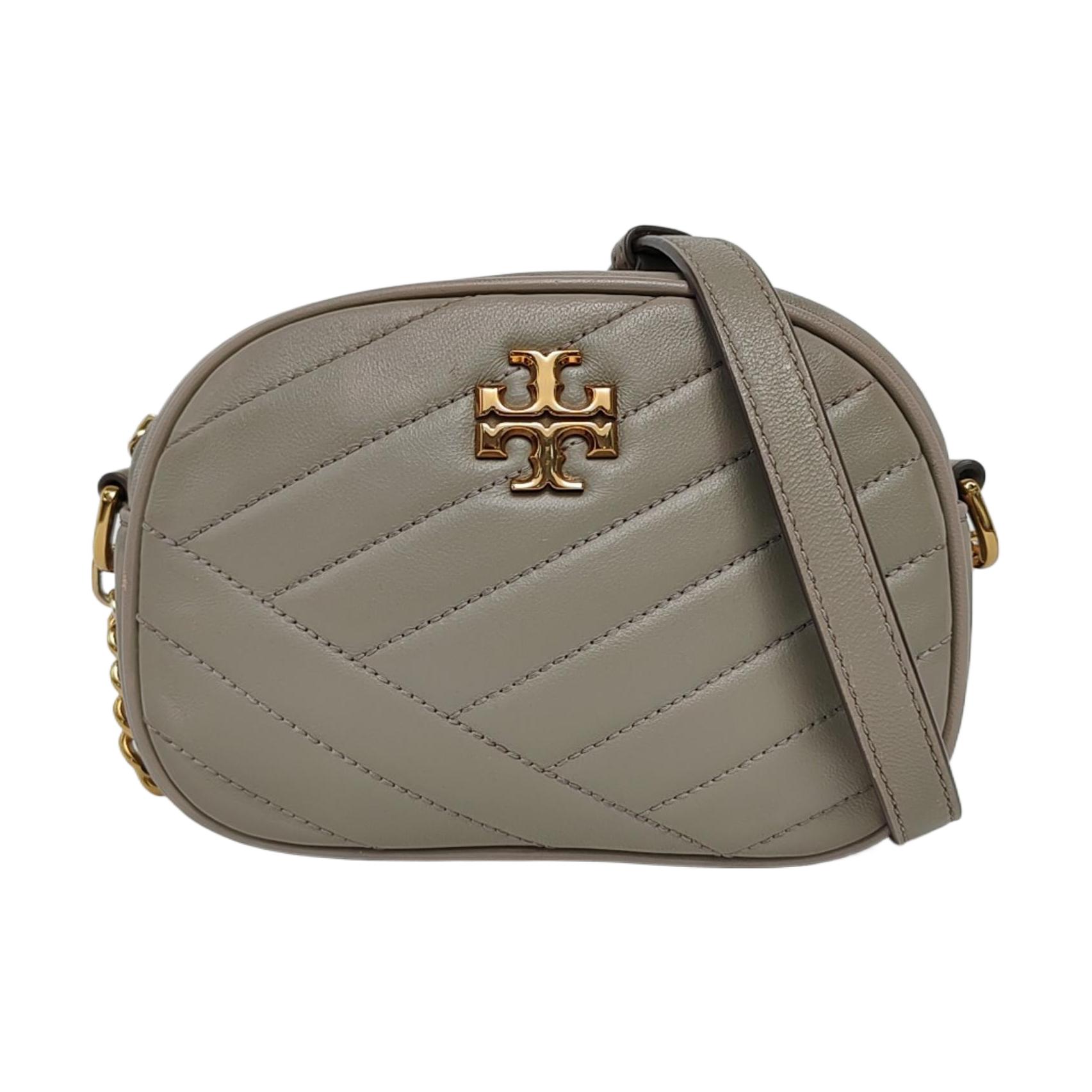 [Pre-Owned] Kira Small Gray Lambskin Quilted Shoulder Bag Crossbody Bag Gold Hardware - Very Good #1VJY6JH ONE SIZE