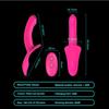 7 Velocità Indossabile Doppio Vibratore Per Donne Coppie Lesbiche Ricaricabile USB Strap-on Dildo Senza Bretelle Giocattoli Sessuali per Adulti Femminili