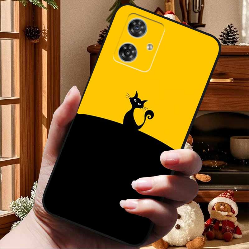 For Moto G84 G54 5G Case Fashion Soft TPU Silicone Bumper Phone Cover for Motorola Moto G84 5G MotoG54 G 54 84 Coque Capa Cats