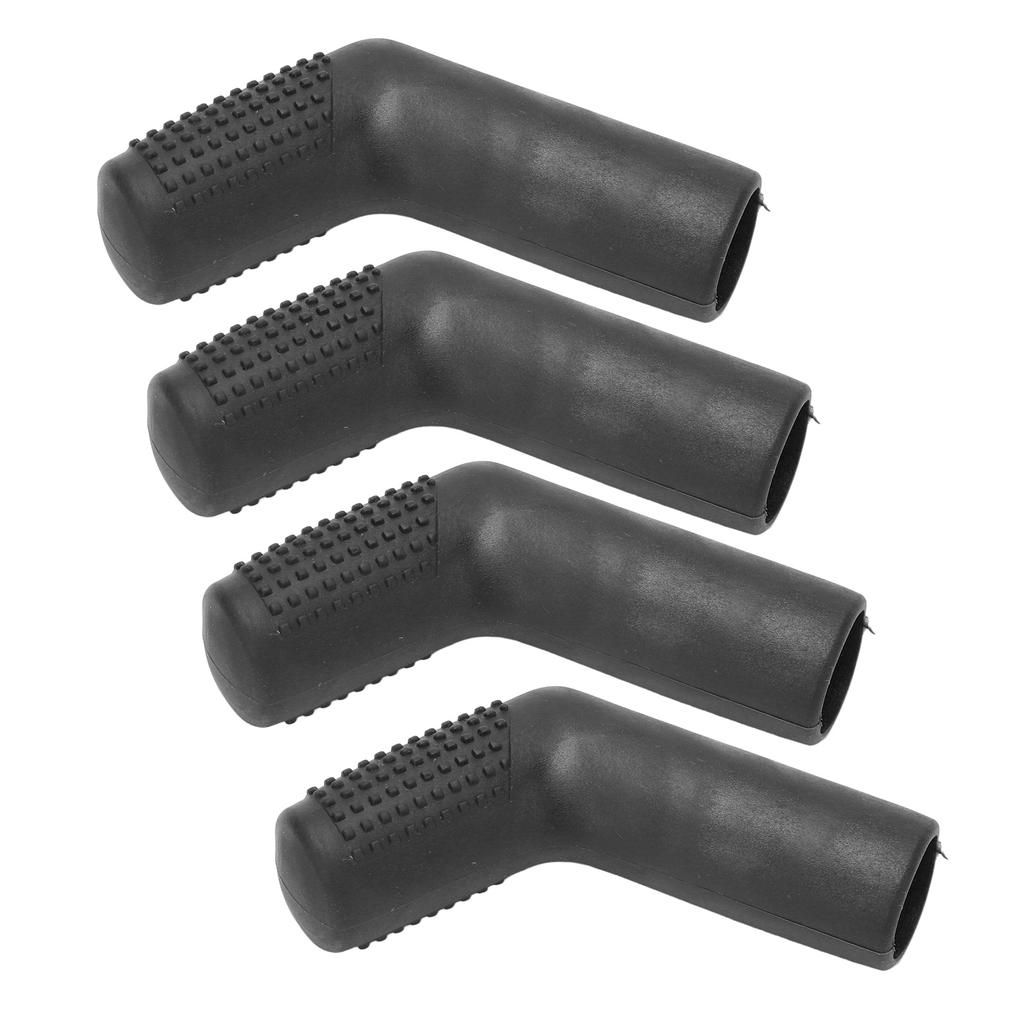 4PCS Motorcycle Gear Shift Lever Shoe Protector Rubber Anti Slip Universal for Street Dirt Bikes ATVs Black