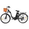 Electric Bike DYU C6 26" 250W Motor 12.5AH City Ebike Max Range 60Km Load 120Kg Black or White