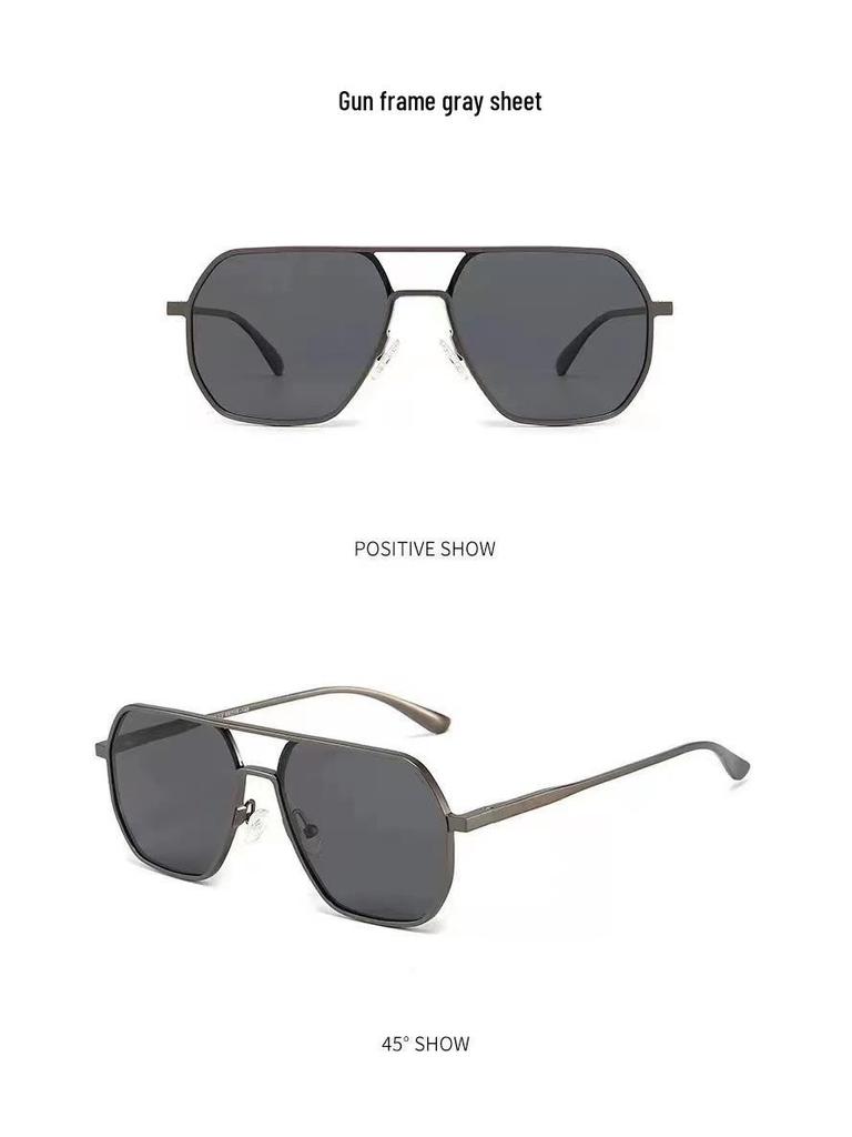 New Dual-Use Polarized Sunglasses: Day/Night Color-Changing Fashion for Men