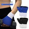 Breathable Half-Finger Compression Sleeve with Thumb Wrap and Wrist Support - Sports Protective Gloves.