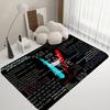 Popular T-Twenty One Pilot Band Floor Mat INS Style Soft Bedroom Floor House Laundry Room Mat Anti-skid Household Carpets