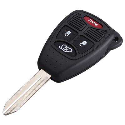 Car Uncut Blank Remote Key FOB Shell Case for Chrysler Dodge Jeep 4 Buttons