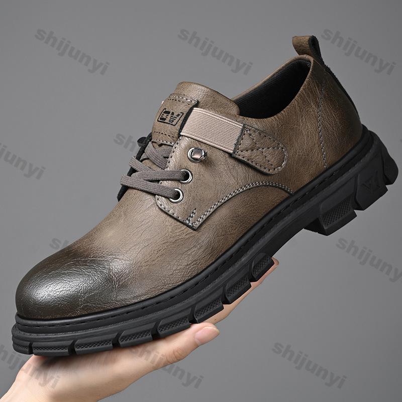 Повседневная обувь Британские кроссовки на платформе Туфли на плоской подошве — фото 4