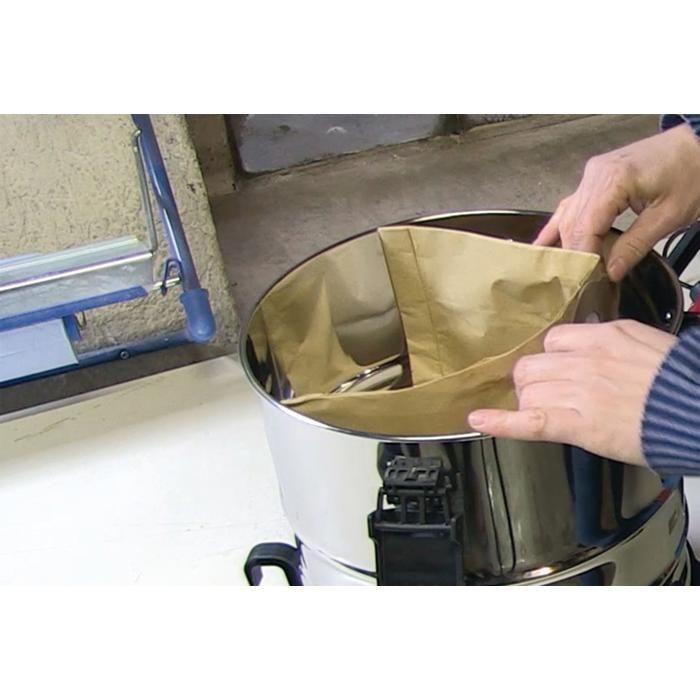 Einhell 5 Sacs de rechange pour aspirateur 25 litres (compatible avec les aspirateurs eau et poussière de 25 litres)