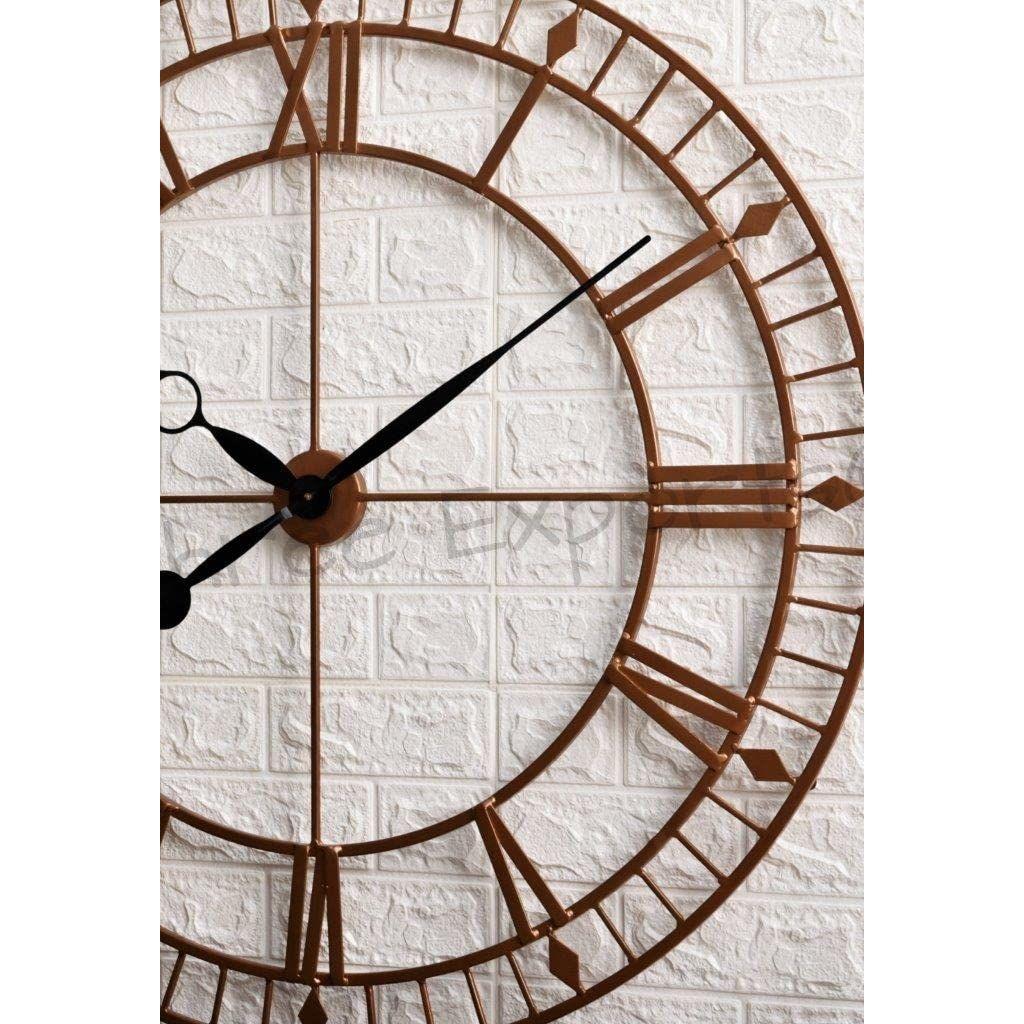 Clock Hand-Crafted Copper Extra Large Wall Clock/One Year Warranty / , 5 cm, 5 cm