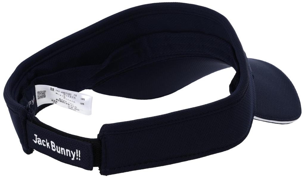 Jack Bunny Sun Visor Adjustable Golf Hat FR (Brand Logo, Size) / / 262-4987103 120_Navy