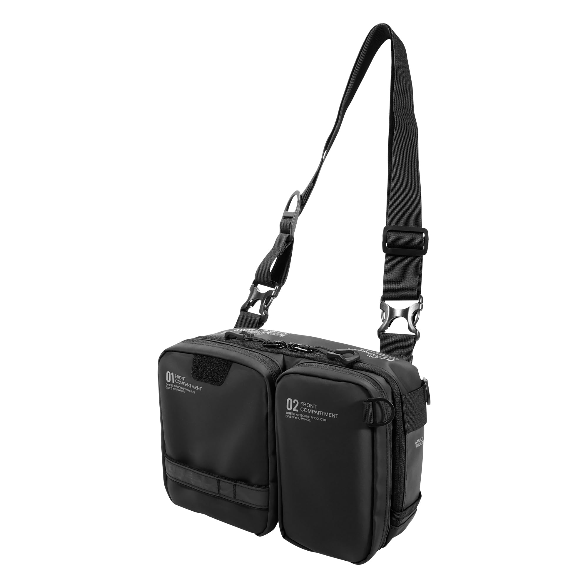 

DRESS VERSUS Light Game Fishing Waterproof Tackle Bag for Ajing and Rockfish Shoulder Large Perfect for Beginners VS-L425 Bag, Fishing, Bag, чёрный