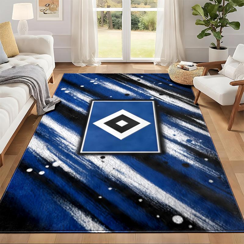 Hamburger SV Carpet Door Mat for Living Room or Bedroom Protective Mat Under Chair Office Decoration Christmas Gift Birthday Present