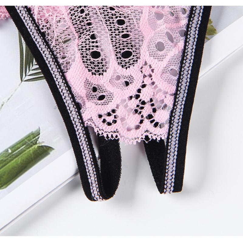 Women Sexy Lace Transparent Thigh-Highs Garters With Panties Adjustable Suspender Belt For Stockings Female Erotic Underwear