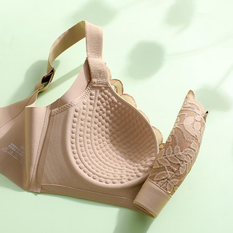 Soft Support Bra for Women Gathering Seamless Bra for Women No Steel Ring Lace Bra for Women