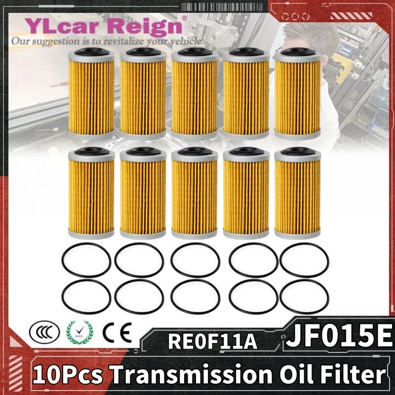 RE0F11A JF015E 10Pcs Auto Transmission Oil Filter 31726-3JX0A For Nissan Altima Maxima Versa Sentra For Infiniti JX35 QX50 QX60