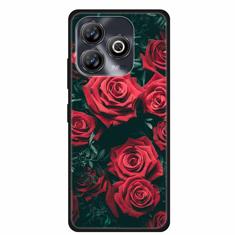 Pro ZTE BLADE A75 4G Pouzdro Zvířata Měkký Silikon TPU Pouzdra na Telefon Zadní Kryt Pro ZTE BLADEA75 Nárazuvzdorný Vlk Ochranný Cool Coque