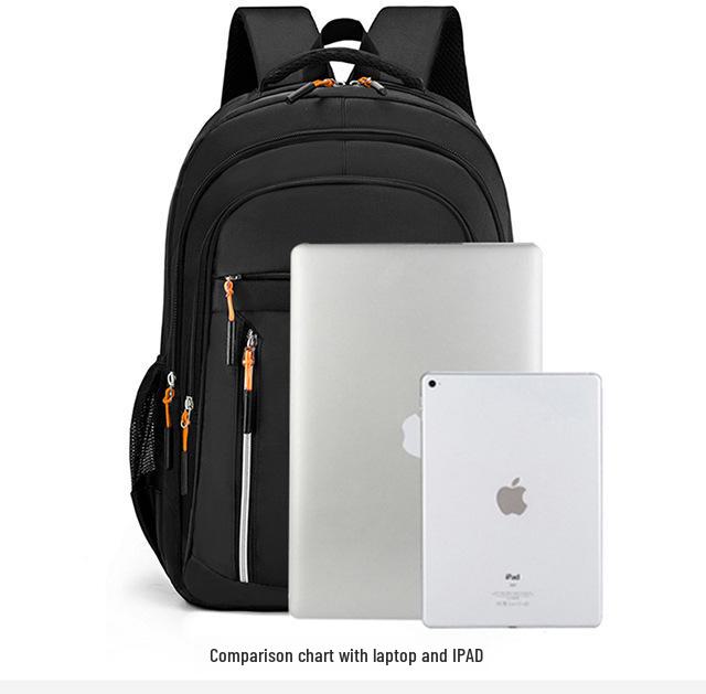 Sac à dos professionnel grande capacité pour ordinateur portable, idéal pour les voyages et l'école.