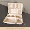 Einweg-Papier-Takeaway-Box mit 5 Fächern