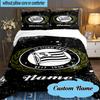 Custom Name Sturm Graz Crest Emblem Bedding Set 3pcs, Bedding Set Including 1pc Duvet Cover And 2pcs Pillowcases for Bedroom, Dormitory Gift