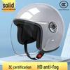 3C Certified Unisex Electric Vehicle Helmet for Autumn/Winter Warmth and Protection