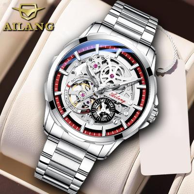 AILANG Zwitsers herenhorloge Nieuw automatisch mechanisch horloge Hol horloge