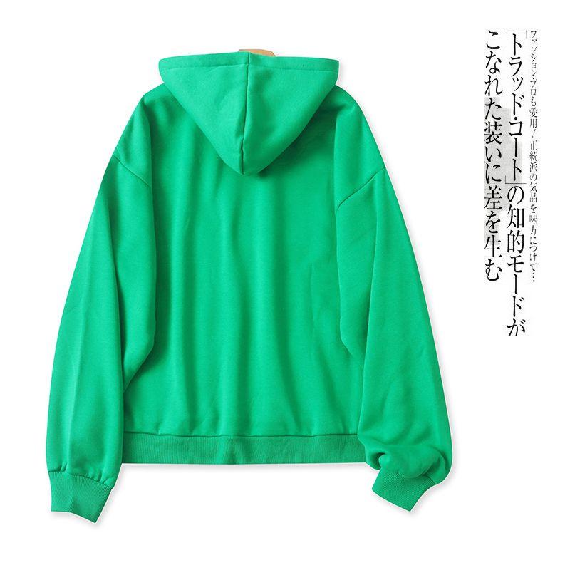 Orders Exported to Japan Hood Fleece-lined Hoodie Winter New Men's and Women's Same Style Long sleeve Letters Plus size Casual Pullover Hoodie 30391